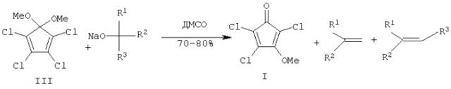 Способ получения 4,4-диметокси-2,3,5-трихлорциклопент-2-ен-1-она (патент 2320637)