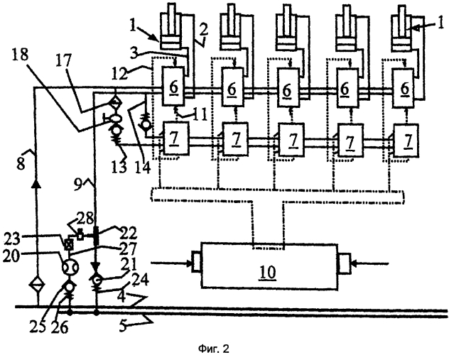 Устройство управления секцией механизированной крепи в очистном забое шахты (патент 2561110)