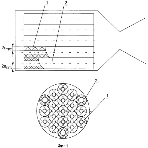 Комбинированный заряд ракетного двигателя твердого топлива с пламегасящим эффектом истекающей струи продуктов сгорания (варианты) (патент 2425246)
