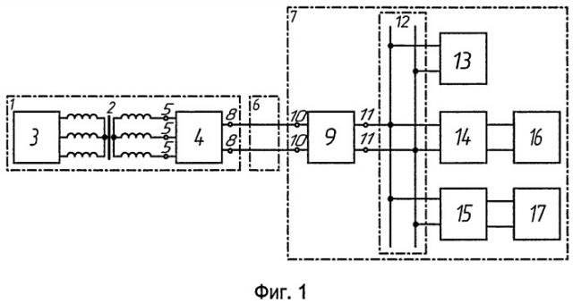 Устройство для электроснабжения подводного объекта с борта судна-носителя (патент 2399140)
