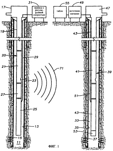 Сейсмический анализ с использованием электрического погружного насоса в качестве источника сейсмических сигналов (патент 2386985)