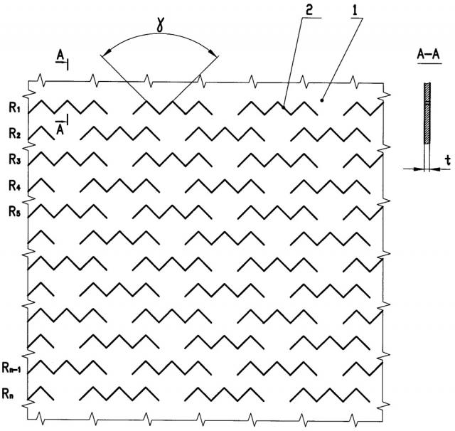 Заготовка для ячеистой объемной несварной бесшовной георешетки (патент 2664556)