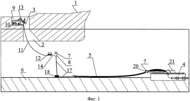Система для транспортировки текучей среды к плавающему судну (патент 2538739)