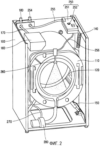 Способ стирки белья в стиральной машине барабанного типа (варианты) (патент 2304646)