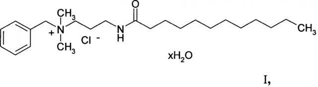 Способ получения n-бензил [1-(додециноиламино)-3-(диметиламино)]пропана аммоний хлорида моногидрата (патент 2653597)