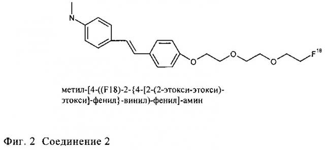 Композиции фторированного стильбена, пригодные для пэт визуализации (патент 2623867)