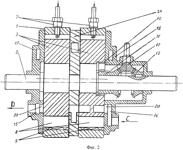Роторно-поршневой двигатель внутреннего сгорания (патент 2505690)