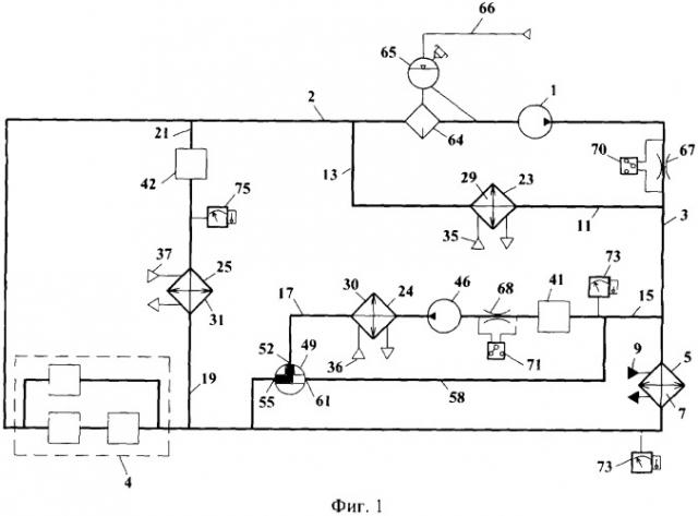 Система жидкостного охлаждения аппаратуры (патент 2326791)