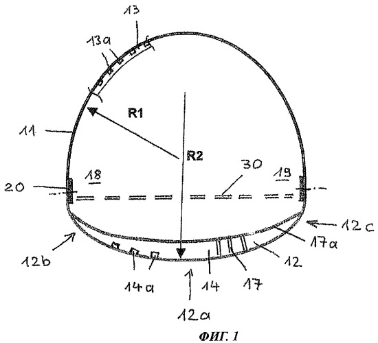Фюзеляжная конструкция воздушного судна и способ изготовления этой конструкции (патент 2435703)