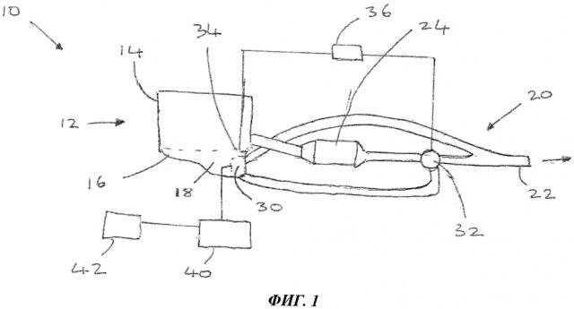 Двигатель транспортного средства (варианты) и транспортное средство, содержащее такой двигатель (патент 2641181)