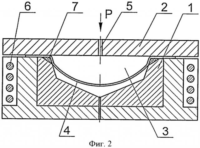 Способ формовки листовой заготовки в режиме сверхпластичности и устройство для его реализации (патент 2433010)