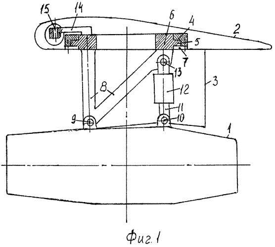 Крепление авиадвигателя к крылу (патент 2554046)