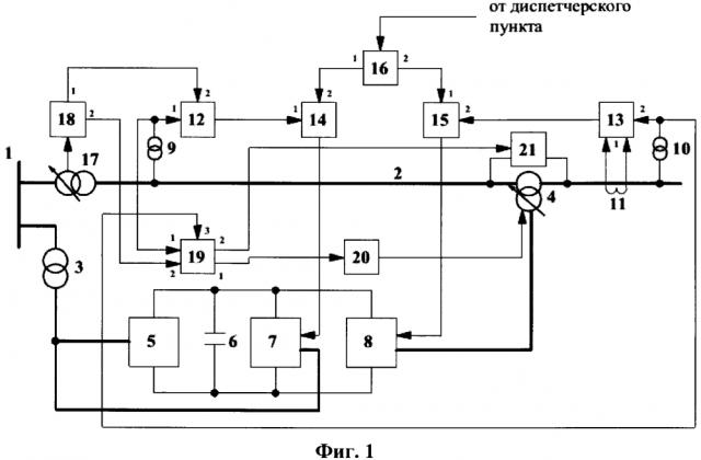 Устройство регулирования напряжения и передаваемой мощности электрической сети (патент 2602086)