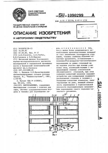 Сырохранилище (патент 1090299)