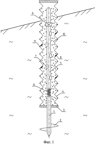 Устройство для измерения деформаций грунта при сезонном промерзании-оттаивании (патент 2548749)