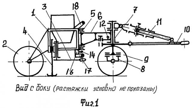 Сеялка зернотуковая мобильная (патент 2521512)