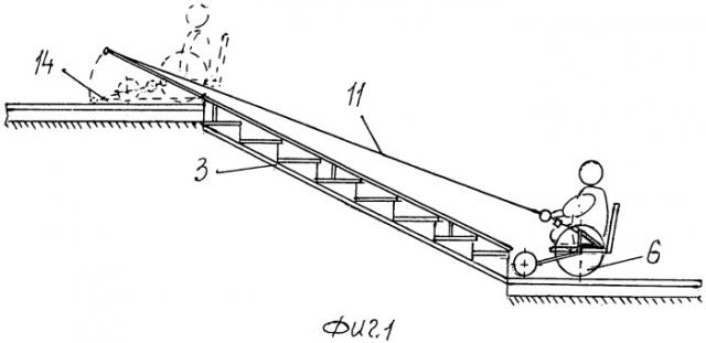 Подъемник для транспортировки инвалидов (патент 2508244)
