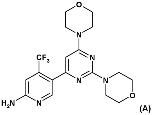Усовершенствованный способ получения 5-(2,6-ди-4-морфолинил-4-пиримидинил)-4-трифторметилпиридин-2-амина (патент 2646760)