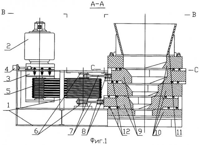 Дробилка (патент 2389553)