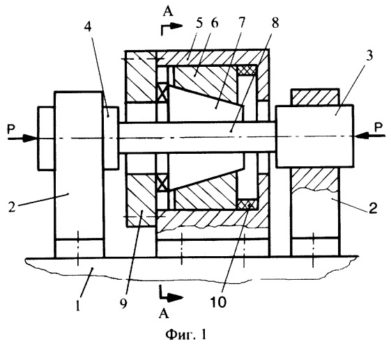 Устройство для пластической осадки длинномерных заготовок (патент 2247962)