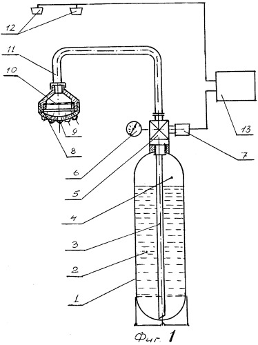 Способ получения аэрозоля мелкораспыленной воды и диоксида углерода и устройство для его осуществления (патент 2275947)