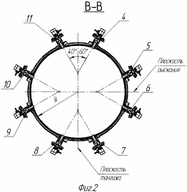 Система управления вектором тяги жидкостного ракетного двигателя (патент 2594844)
