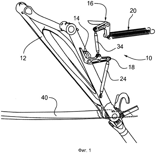 Устройство для открытия и закрытия створки и ниши шасси летательного аппарата (варианты) и механизм створки ниши шасси (патент 2486103)