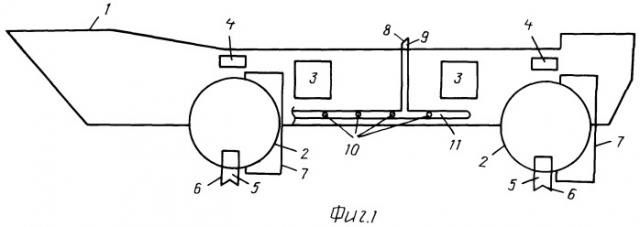 Колесный движительно-рулевой комплекс судна ледового плавания (патент 2456201)