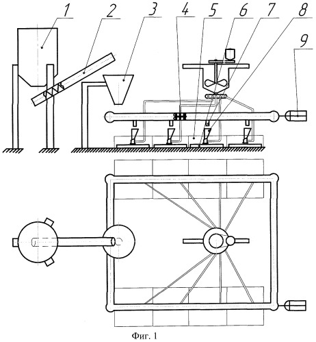 Установка для приготовления и раздачи влажных мешанок (патент 2282982)