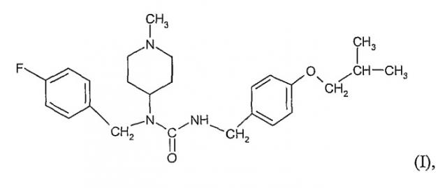 Соли n-(4-фторбензил)-n-(1-метилпиперидин-4-ил)-n`-(2-метилпропилокси)фенилметил)карбамида и их приготовление (патент 2387643)