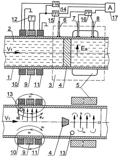 Устройство контроля газа в жидкометаллическом теплоносителе (патент 2426111)