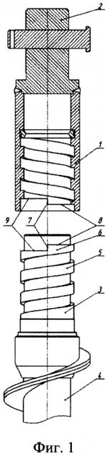 Замковое соединение шнеков (патент 2629285)