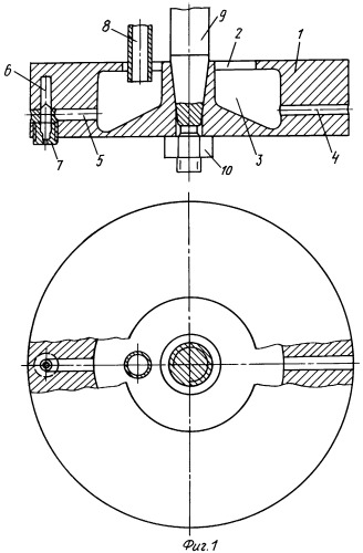 Центробежный дисковый распылитель с гидродинамическим и гидростатическим распылением (патент 2278743)
