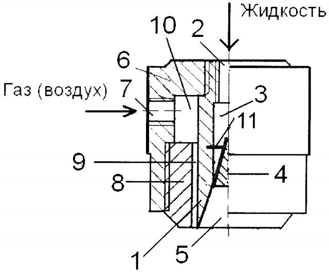 Пневматическая форсунка с коническим завихрителем (патент 2646186)