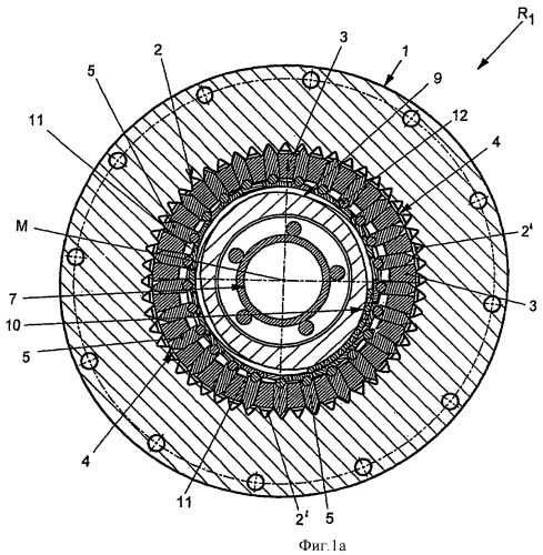 Соосная передача, в частности передача с полым валом для промышленной приводной техники (патент 2460920)