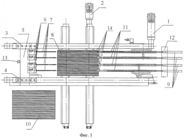 Устройство отмера длины столба стержневых тепловыделяющих элементов и подачи топливных таблеток в оболочку (патент 2448379)