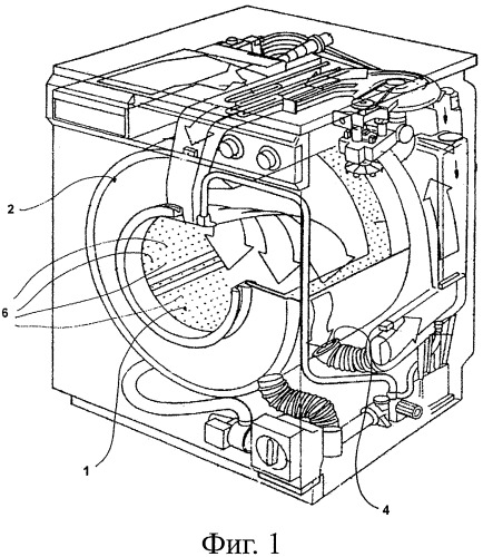 Усовершенствованная машина для стирки и сушки белья (патент 2500846)