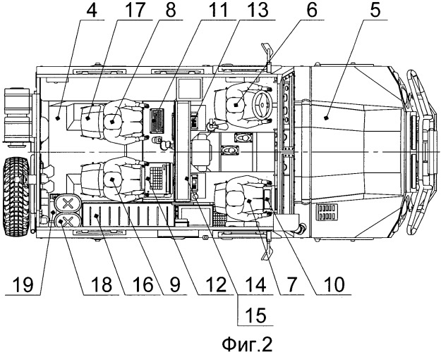 Система обеспечения функционирования боевого роботизированного комплекса (патент 2535819)