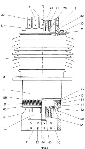 Электрический проводник сильноточного проходного изолятора (патент 2521963)