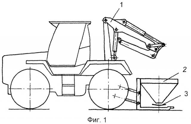 Самозагружающийся разбрасыватель удобрений (патент 2363133)