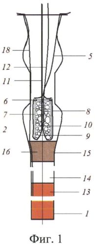 Способ формирования короткой комбинированной забойки взрывных скважин с каменным материалом и устройство для его осуществления (патент 2563265)