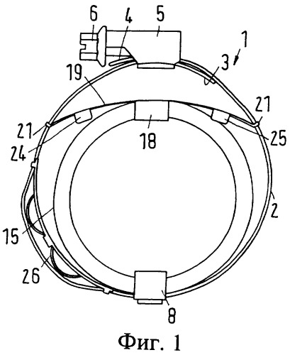 Хомут для шланга (патент 2358181)