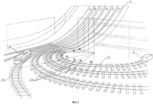 Способ макетного моделирования движения подвижного состава по рельсовому пути и конструкция для его осуществления (патент 2570477)