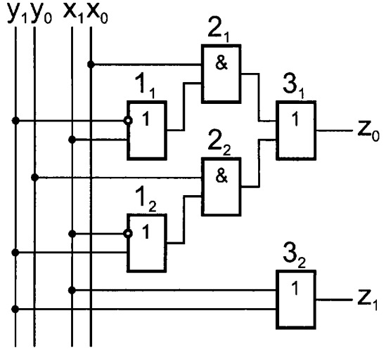 Устройство селекции максимального из двух двоичных чисел (патент 2298219)