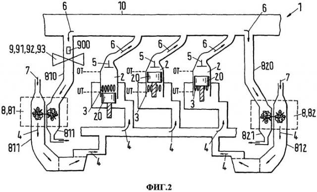 Способ эксплуатации большого двухтактного дизельного двигателя с продольной продувкой цилиндров и большой двухтактный дизельный двигатель с продольной продувкой цилиндров (патент 2483220)