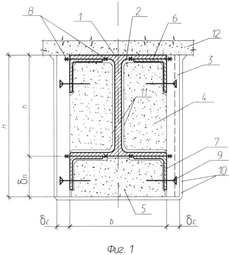 Способ огнезащиты двутавровой балки здания (патент 2522110)