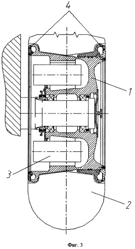 Тормозное колесо шасси самолета (патент 2374134)