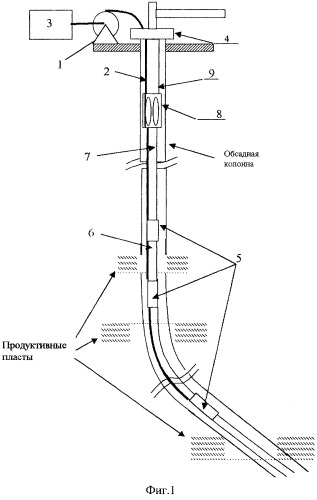 Устройство для контроля глубинных параметров в процессе эксплуатации скважины (патент 2270918)