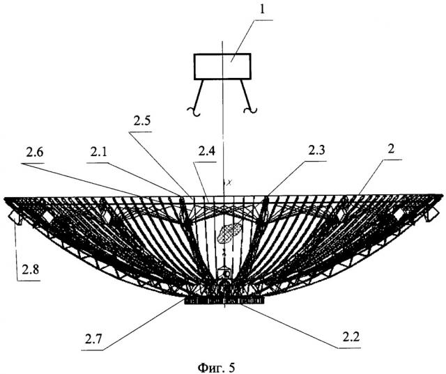 Зонтичная антенна космического аппарата (патент 2659761)