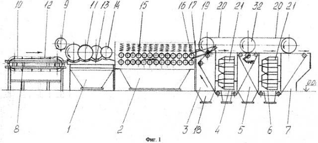 Агрегат мяльно-трепальный для обработки льна (патент 2317354)